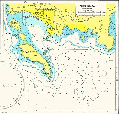 Anchorages of Chios - Oinousses Islands Nautical Chart