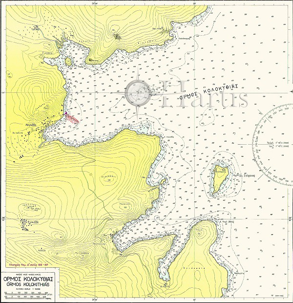 Anchorages of Chios - Oinousses Islands Nautical Chart