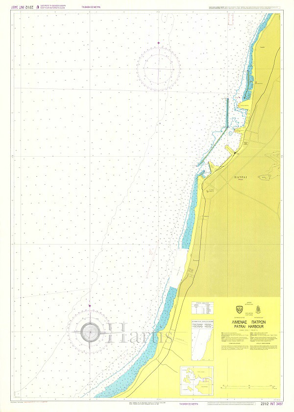 Patrai Harbour (Patraikos Gulf) Nautical Chart