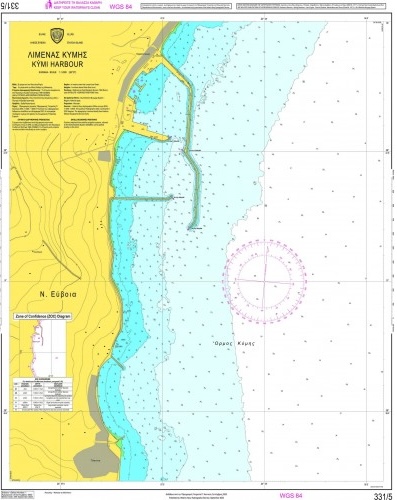 Kymi Harbour Nautical Chart