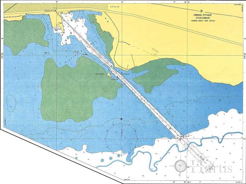 Maliakos Gulf - Inner Part (Lamia Gulf) Nautical Chart