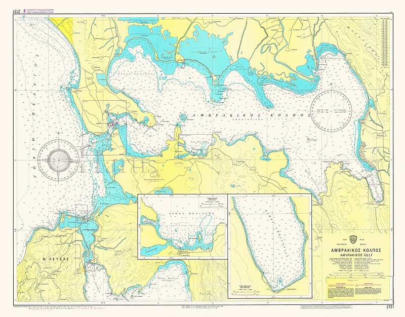 Αμβρακικός Κόλπος, Ναυτικός Χάρτης