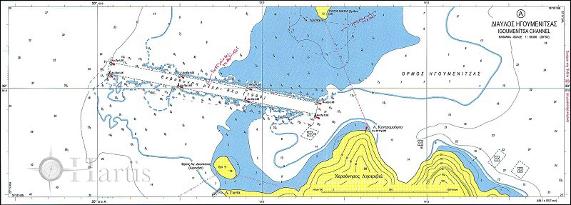 Approaches to Igoumenitsa Bay and Harbour Nautical Chart