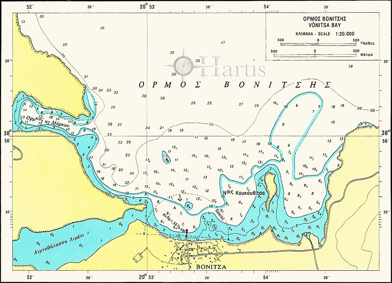 Αμβρακικός Κόλπος, Ναυτικός Χάρτης