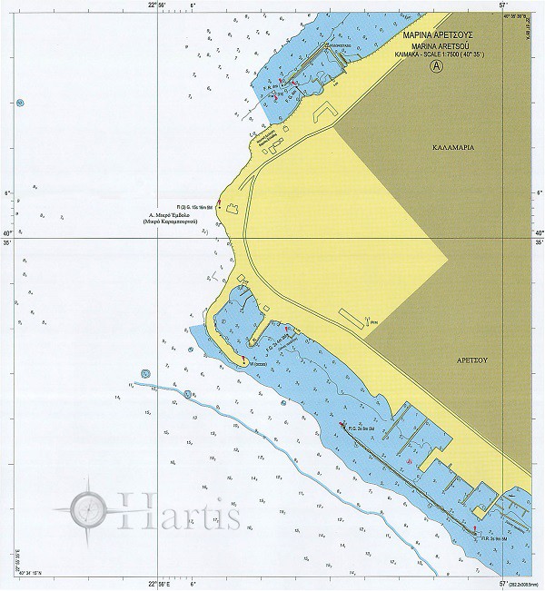 Thermaikos Gulf - Thessaloniki Port Nautical Chart