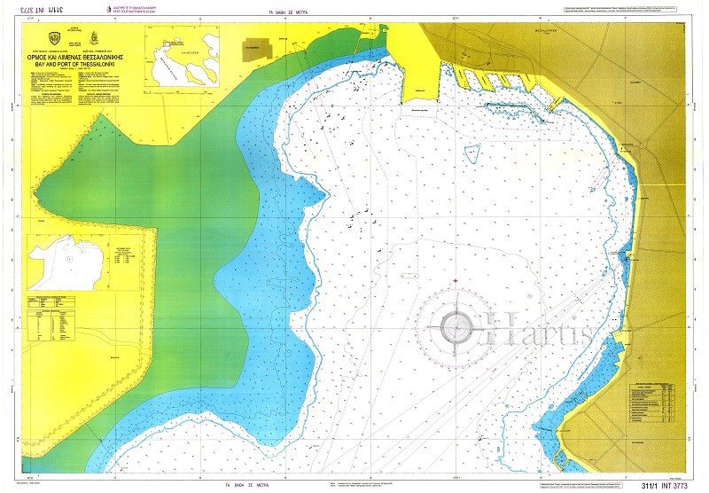 Bay and Port of Thessaloniki Nautical Chart