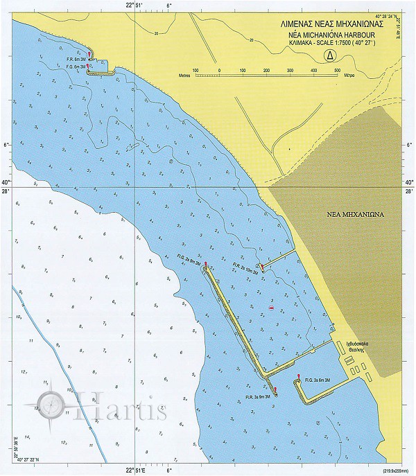 Thermaikos Gulf - Thessaloniki Port Nautical Chart