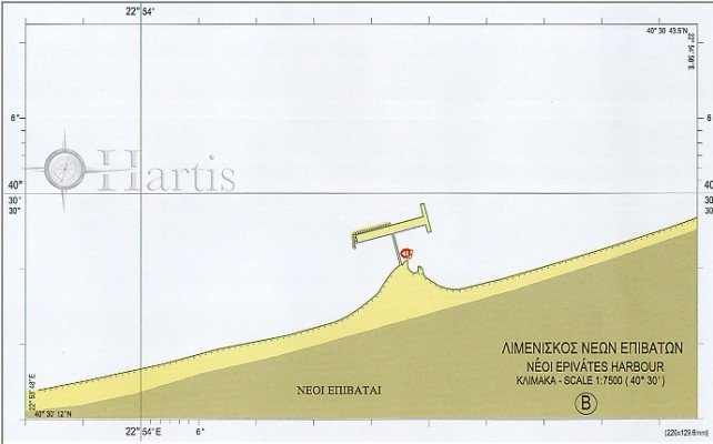 Thermaikos Gulf - Thessaloniki Port Nautical Chart