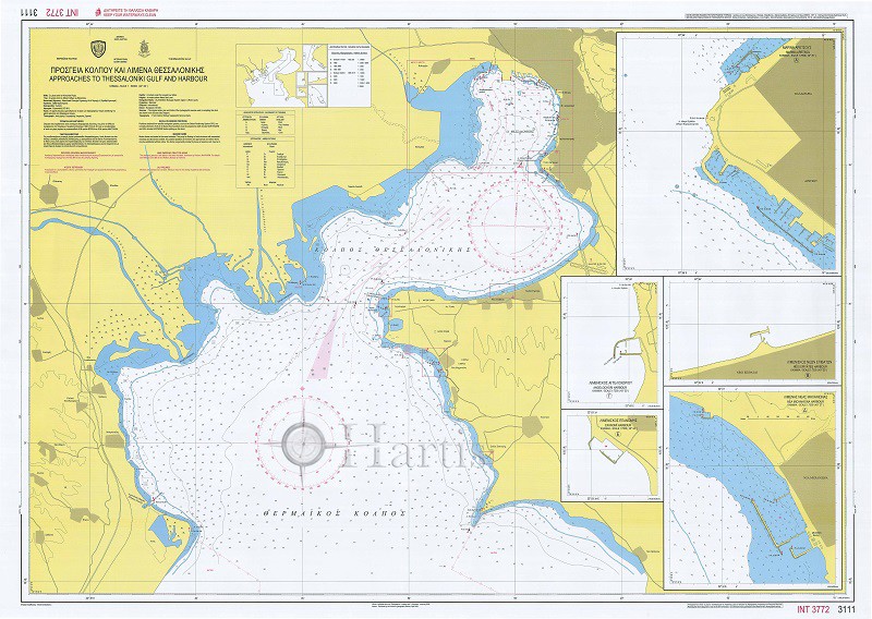 Thermaikos Gulf - Thessaloniki Port Nautical Chart