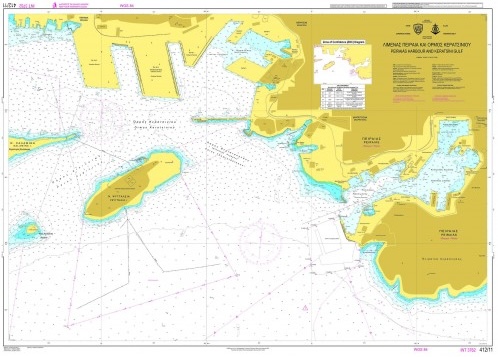 Peiraias Harbour and
Keratsini Gulf Nautical Chart