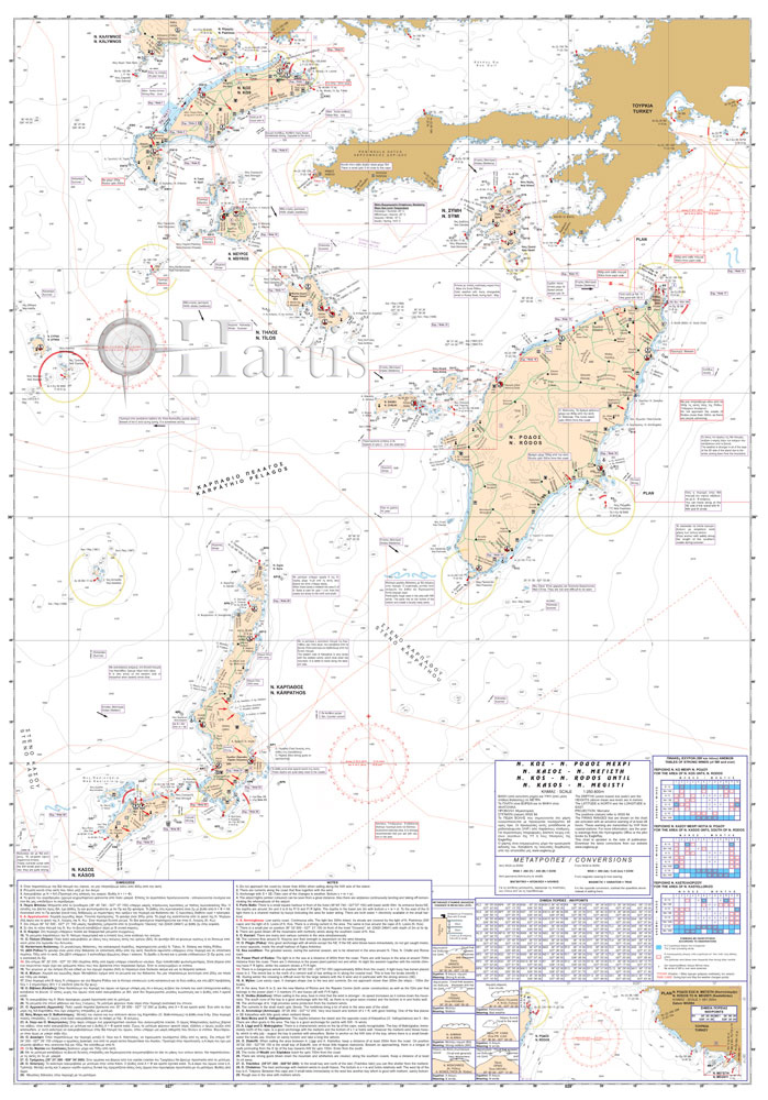 South Dodecanese Pilot Nautical Chart